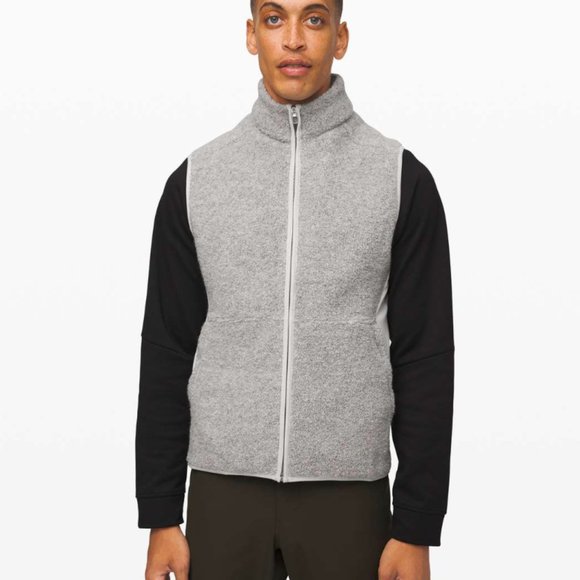 lululemon athletica Other - Lululemon Tundra Trek Vest Heathered Silver Spoon / Silver Spoon Size XXL